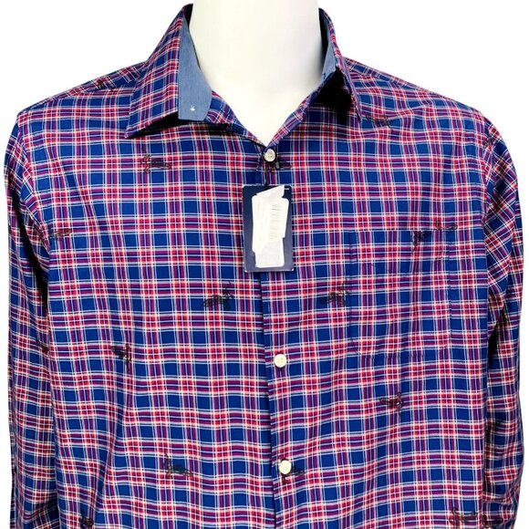 NEW Cremieux Classics Mens Shirt Button Front Long Sleeve Multicolor Plaid XL - Picture 4 of 14